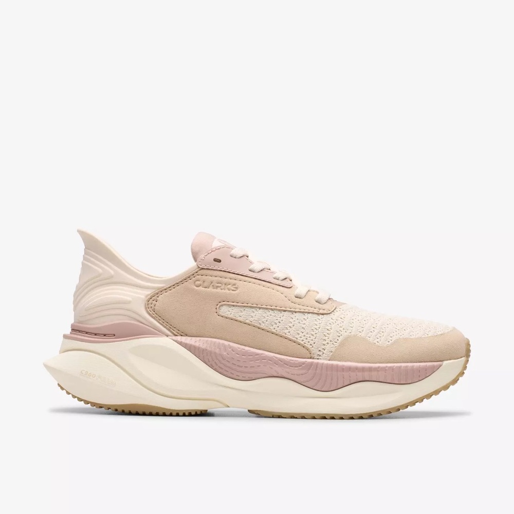 Clarks Pace in Sand/Pink - Size 8.5 worn ONCE